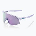 Sunglasses 100% S3 polished translucent lavender/ hyper lavender mirror