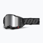 Bike goggles 100% Accuri 2 black/silver mirror