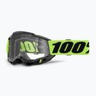 Children's bike goggles 100% Accuri 2 Junior neon yellow/clear