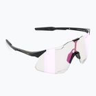 100% Hypercraft gloss black/photochromic purple mirror sunglasses