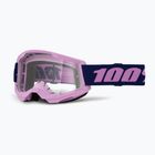 Bike goggles 100% Strata 2 purple/clear