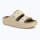 Crocs Classic Cozzzy Sandal bone/mushroom slides