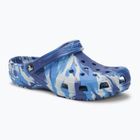 Crocs Classic Marbled Clog blue bolt/multi slides