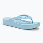 Women's Crocs Classic Platform Meta Pearl blue calcite flip flops