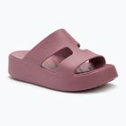Women's Crocs Gateway Platform H-Strap slides cassis