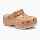 Crocs Classic Platform Glitter shitake women's slides