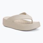 Women's flip-flops Crocs Gateway Platform stucco