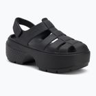 Women's sandals Crocs Stomp Fisherman Sandal black