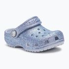 Crocs Classic Glitter Clog Toddler frosted glitter slides