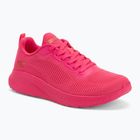 Women's SKECHERS Bobs Squad Chaos Cool Rythms pink shoes