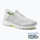 Men's SKECHERS Go Walk 6 Easy On grey/grey/green shoes