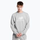 Men's training sweatshirt New Balance Essentials Stacked Logo French Terry Crewneck grey MT31538AG