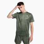 Men's New Balance Top Printed Impact Run SS Running Shirt Green MT21263DON
