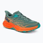 HOKA Speedgoat 5 men's running shoes green-orange 1123157-TMOR