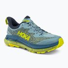 HOKA men's running shoes Mafate Speed 4 blue/yellow 1129930-SBDCT