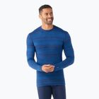 Men's thermal base layer sweatshirt Smartwool Merino 250 Baselayer Crew Boxed deep navy color shift