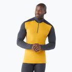 Men's Smartwool Merino 250 Baselayer 1/4 Zip boxed thermal longsleeve charcoal honey gold