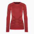 Women's thermal base layer sweatshirt Smartwool Intraknit Thermal Merino Baselayer Crew scarlet/black