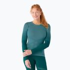 Women's thermal base layer sweatshirt Smartwool Intraknit Thermal Merino Baselayer Pattern Crew cascade