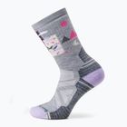 Women's trekking socks Smartwool Hike Full Cushion Alpine Perch Crew light gray