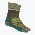 Smartwool Hike Light Cushion Winding Trail Crew military olive trekking socks