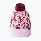 Children's winter cap The North Face Ski Tuke boysenberry gradient floral print