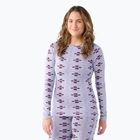 Women's thermal active sweatshirt Smartwool Merino 250 Baselayer Crew Boxed violet flirt with me