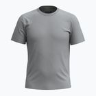 Men's Smartwool Short Sleeve Tee Slim Fit light gray heather trekking shirt