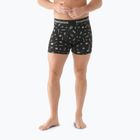 Men's Smartwool Merino Print Boxer Brief black gone camping