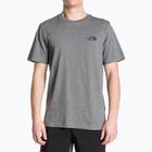 Men's The North Face Simple Dome Tee medium grey heather t-shirt