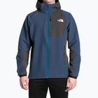 Men's softshell jacket The North Face AO Softshell Hoodie shady blue/asphalt grey