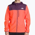 Men's running jacket The North Face Higher Run Wind vivid flame/black currant purple