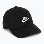 Baseball cap Nike Club Unstructured Futura Wash black/white