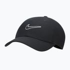 Baseball cap Nike Club Unstructured Swoosh black/black