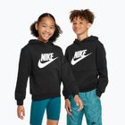 Children's Nike Club Fleece Hoodie black/white