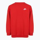 Children's sweatshirt Nike Sportswear Club Fleece university red/white