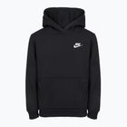 Children's sweatshirt Nike Sportswear Club Fleece black/white