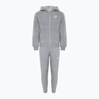 Nike Sportswear dark gray heather/white children's tracksuit