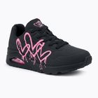 SKECHERS women's shoes Uno Dripping In Love black/pink
