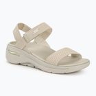 Women's SKECHERS Go Walk Arch Fit Sandal Polished beige