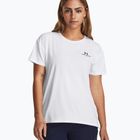 Under Armour Rush Energy 2.0 women's training t-shirt white/black