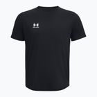 Children's football T-shirt Under Armour Challenger Train black/white