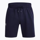 Men's shorts Under Armour Icon Fleece midnight navy/white