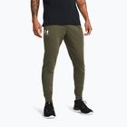 Men's trousers Under Armour Rival Terry Jogger marine od green/onyx white