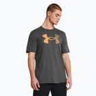 Under Armour Big Logo Fill men's training t-shirt castlerock/atomic/wild orange