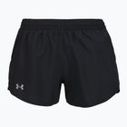 Under Armour Fly By 3" women's running shorts black/black/reflective