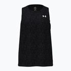 Women's training shirt Under Armour Tech Tank Twist black/white