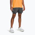 Men's Under Armour Launch 5" 2in1 castlerock/castlerock/reflective running shorts