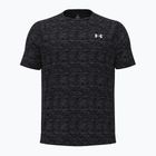 Men's training T-shirt Under Armour Tech Textured black/white
