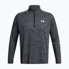Men's sweatshirt Under Armour Tech Textured 1/2 Zip LS black/white